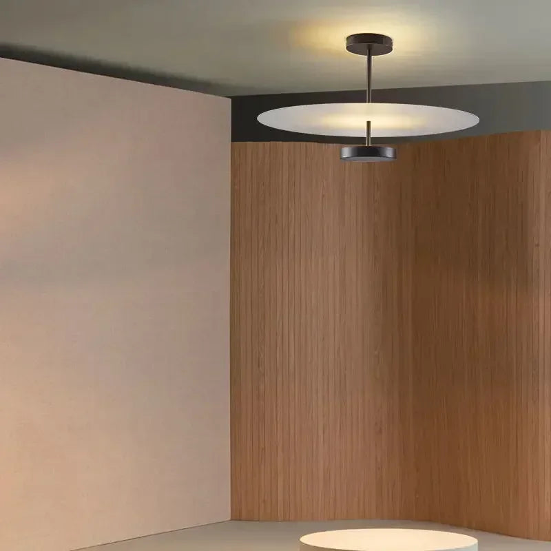 Acrylic Flush Mount Ceiling Light – Nordic Modern Low-Profile for Bedroom, Living Room, Dining Room | Isolde Halo by Evenlyr