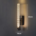 Crystal Wall Sconce – Modern Minimalist for Bedroom, Living Room, Dining Room | Isolde Beam by Evenlyr