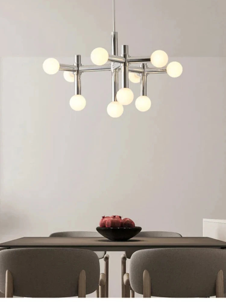Ivara Arc Globe Glass Pendant Light – product view 6
