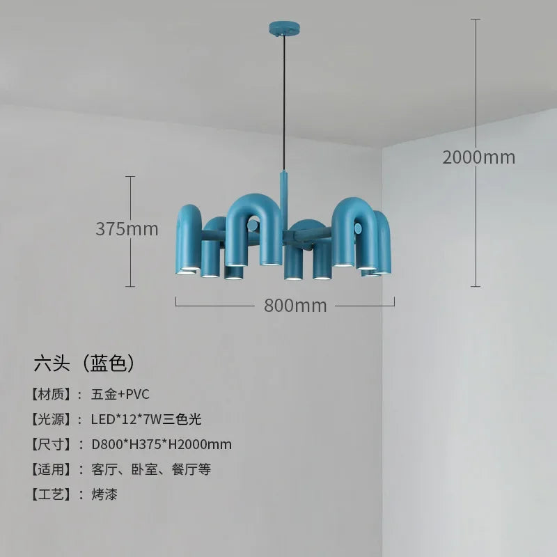 Elowen Arc Adjustable Metal Pendant Light – product view 15