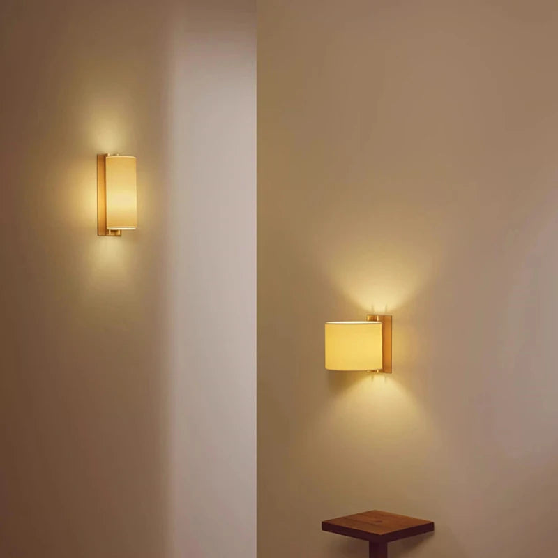 Oriana Halo Wood Wall Sconce – product view 4