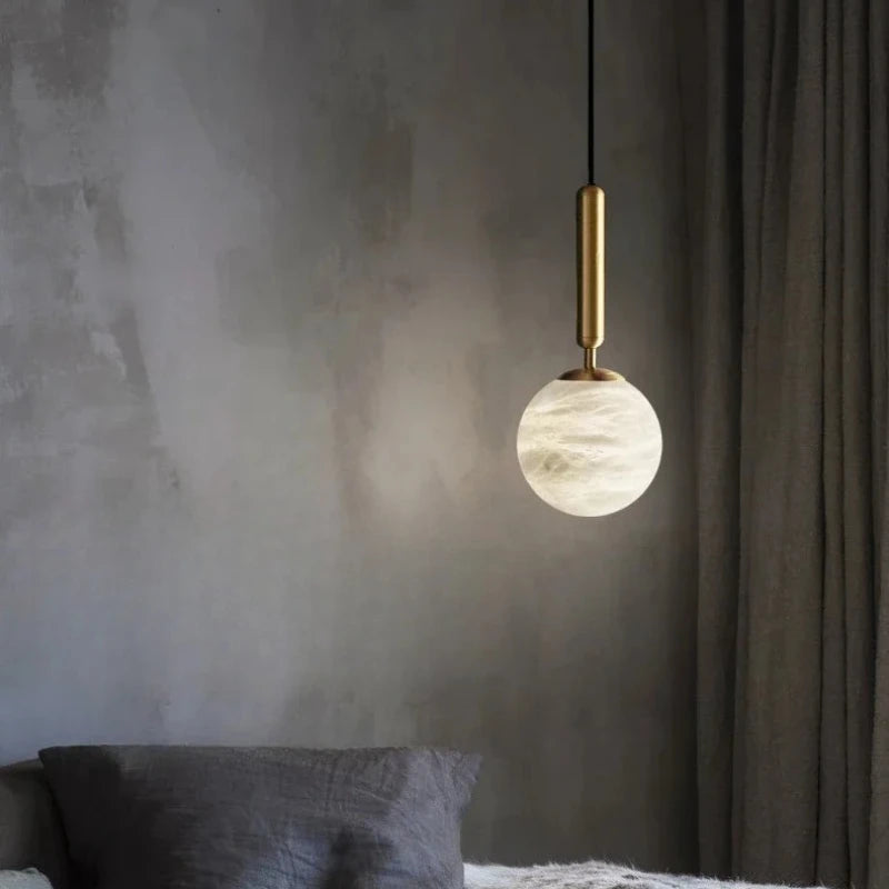 Vela Pillar Natural Marble Chandelier – Luxury – product detail 5