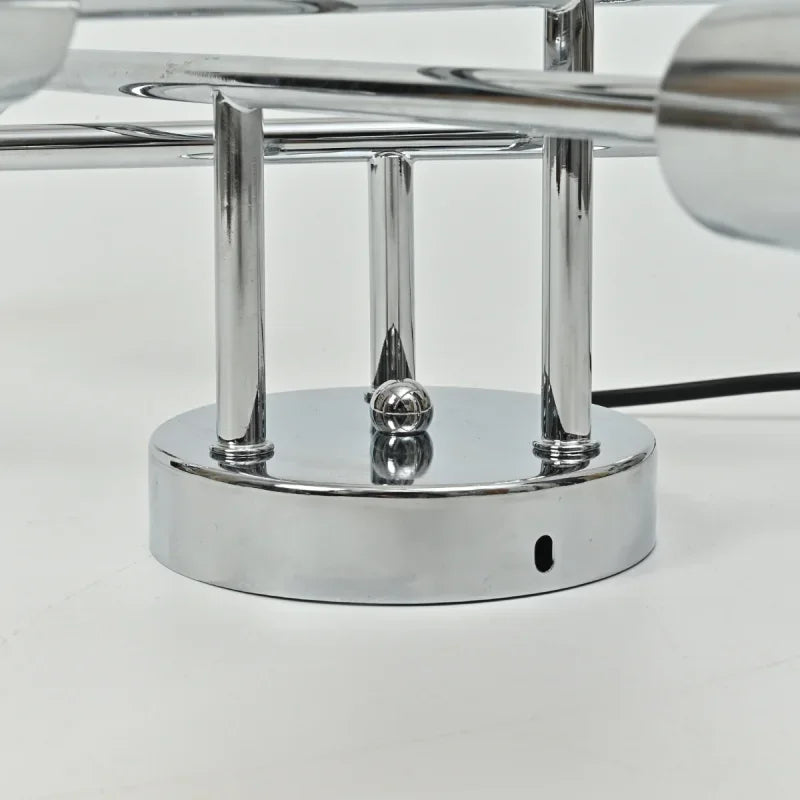 Caspian 6-Light Modern Chandelier for Bedroom – Flush Mount – detail view 4