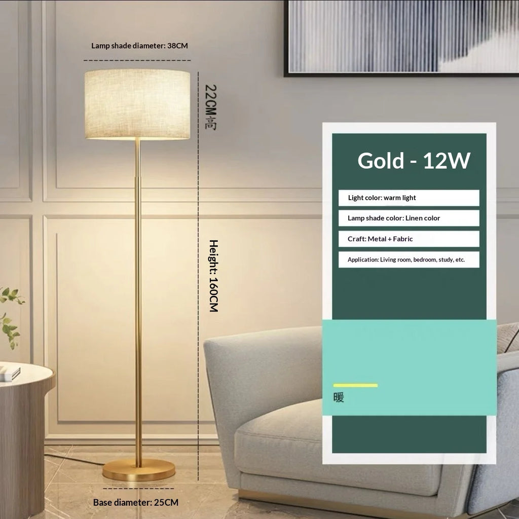 Thea Aura Fabric Floor Lamp – Dimmable – product detail 7