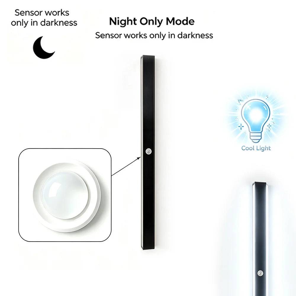 Merano Long Motion-Sensor Outdoor Wall Light for Porch – IP65 – detail view 7