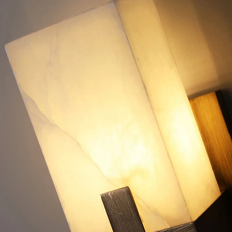Livia Muse Natural Marble Wall Sconce – Dimmable – product detail 5