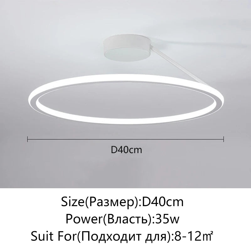 Caspian Round Modern Chandelier for Bedroom – Dimmable – detail view 9