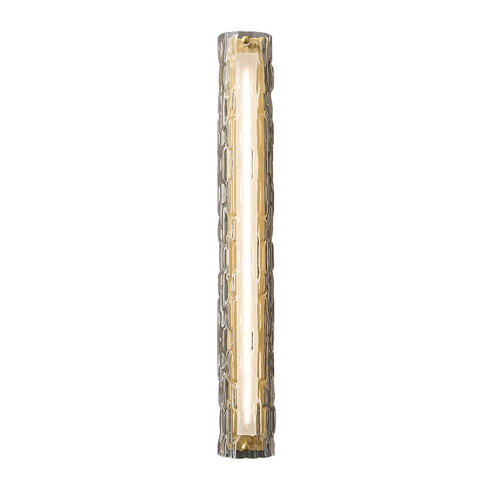 Glass & Crystal Wall Sconce – Modern Minimalist for Bedroom, Hallway, Living Room | Evanthe Beam by Evenlyr