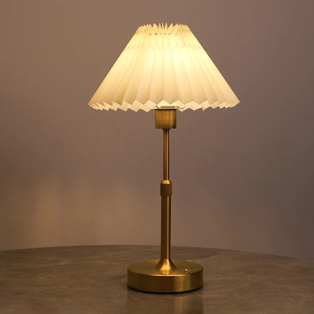 Orlena Contour Rechargeable Fabric Desk Lamp – product view 3