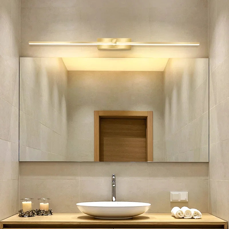 Metal Wall Sconce – Modern LED for Bathroom | Isola Contour by Evenlyr – detail view 4