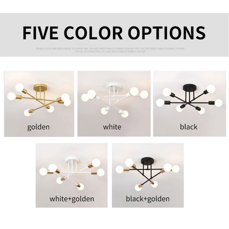 Metal Flush Mount Ceiling Light – Industrial Vintage LED for Living Room | Virelle Dome by Evenlyr