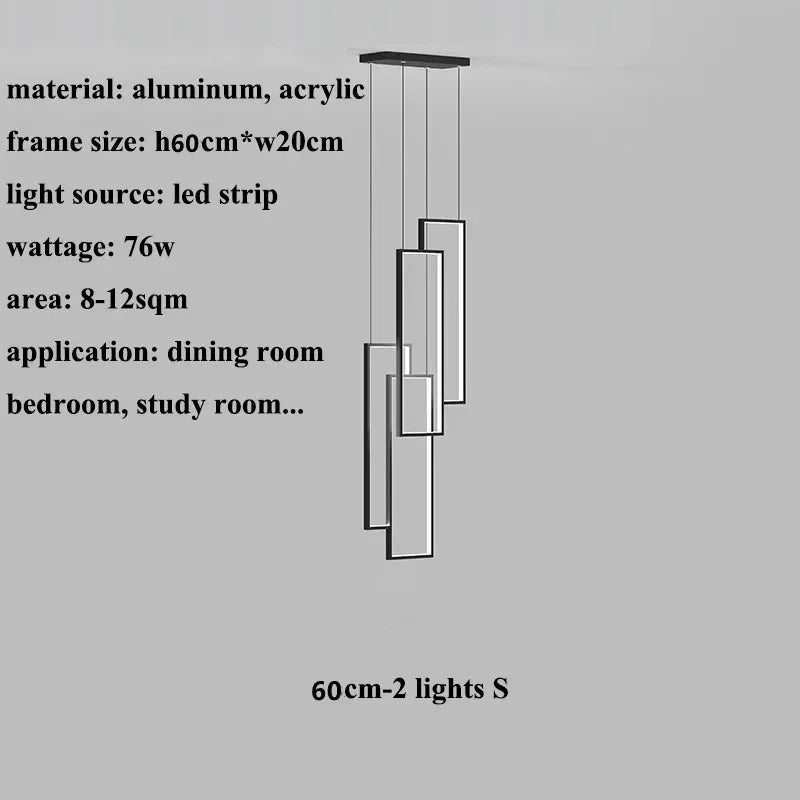 Metal Chandelier – Nordic LED for Living Room | Alora Arc by Evenlyr