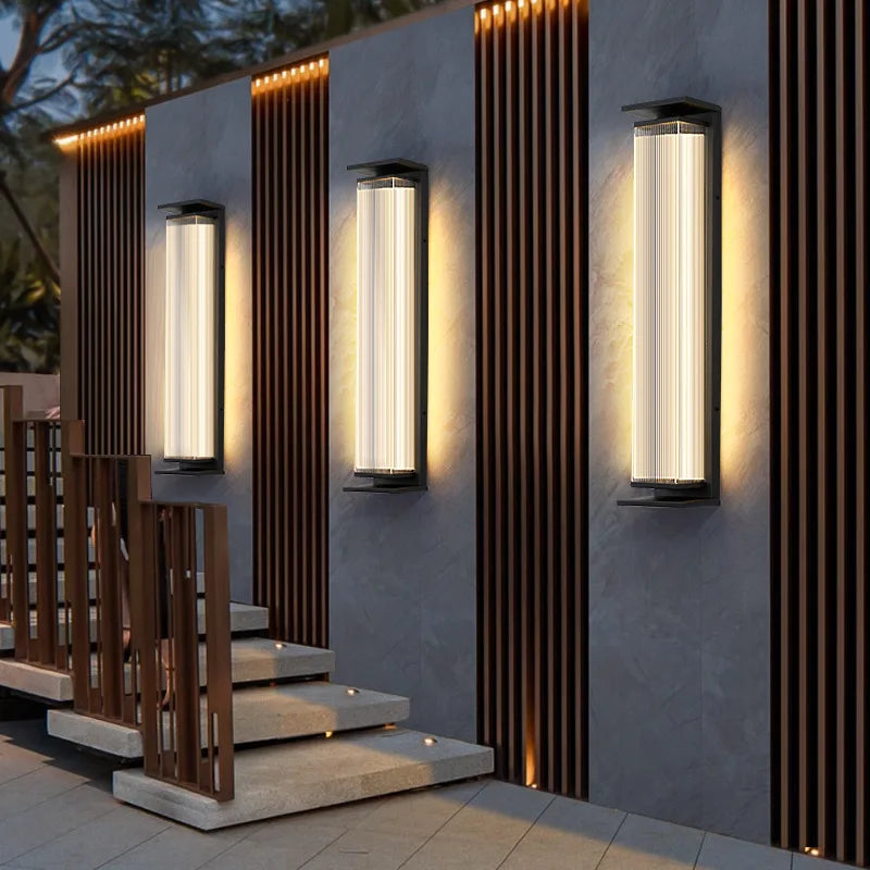 Tivoli IP65 Solar Outdoor Wall Light for Exterior Wall