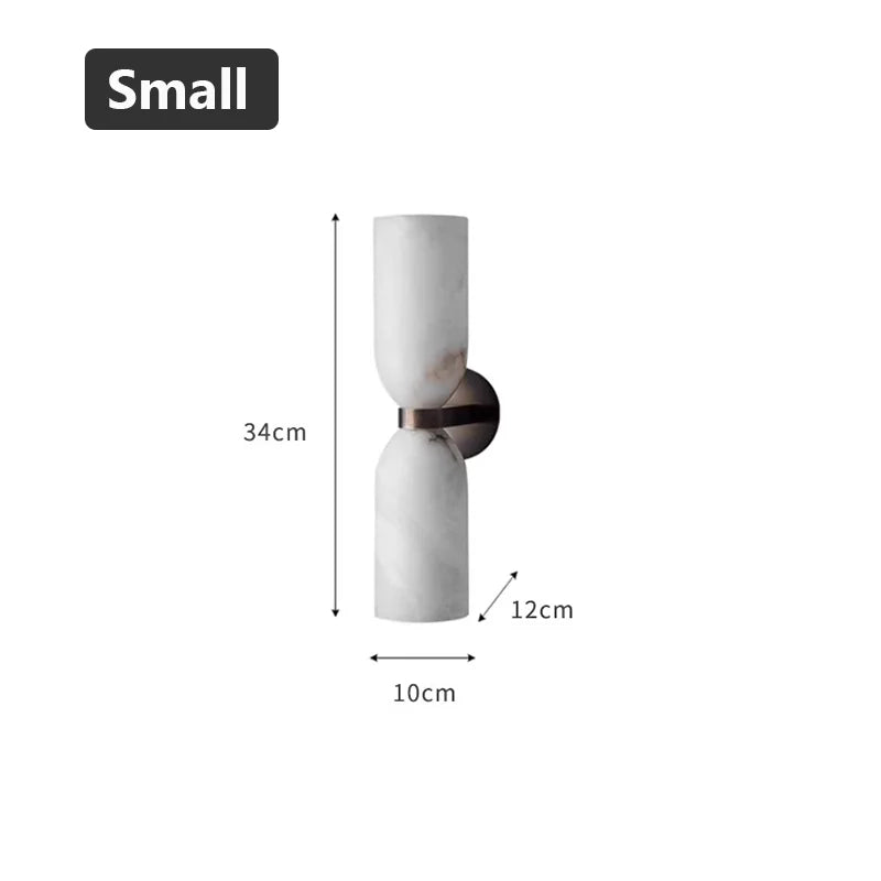 Dorian Contour Sculptural Marble Wall Sconce – product view 8