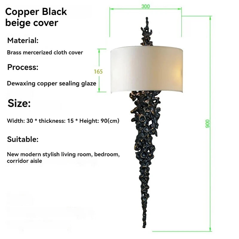 Brass Wall Sconce – detail view 9