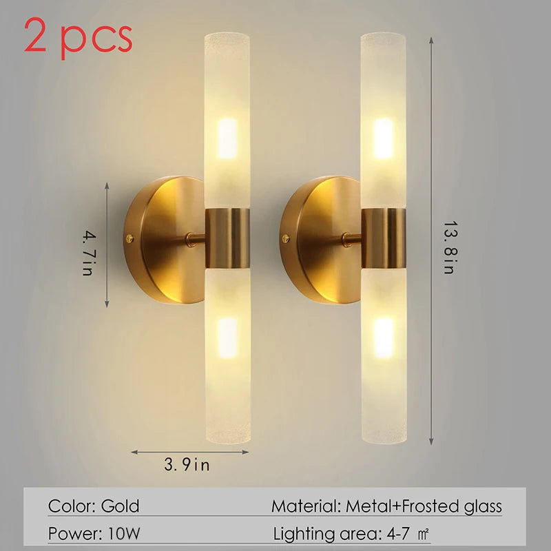 Cora Sculpt Glass Wall Sconce – Art Deco – product detail 10