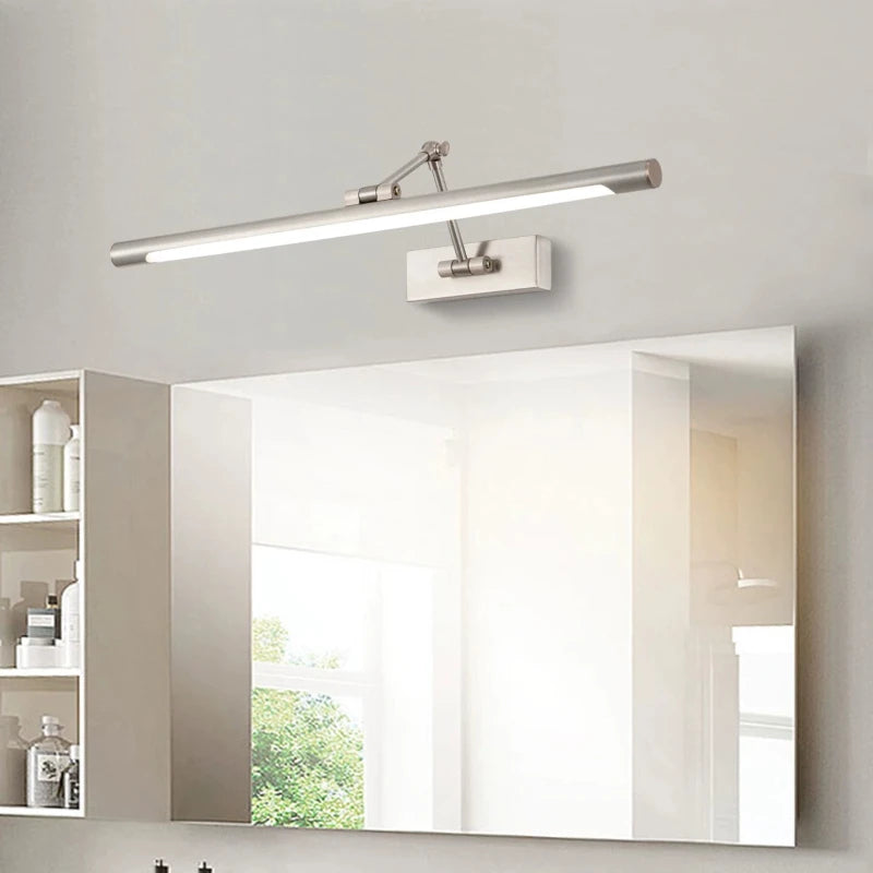 Modern Brass Adjustable Picture Light – detail view 2