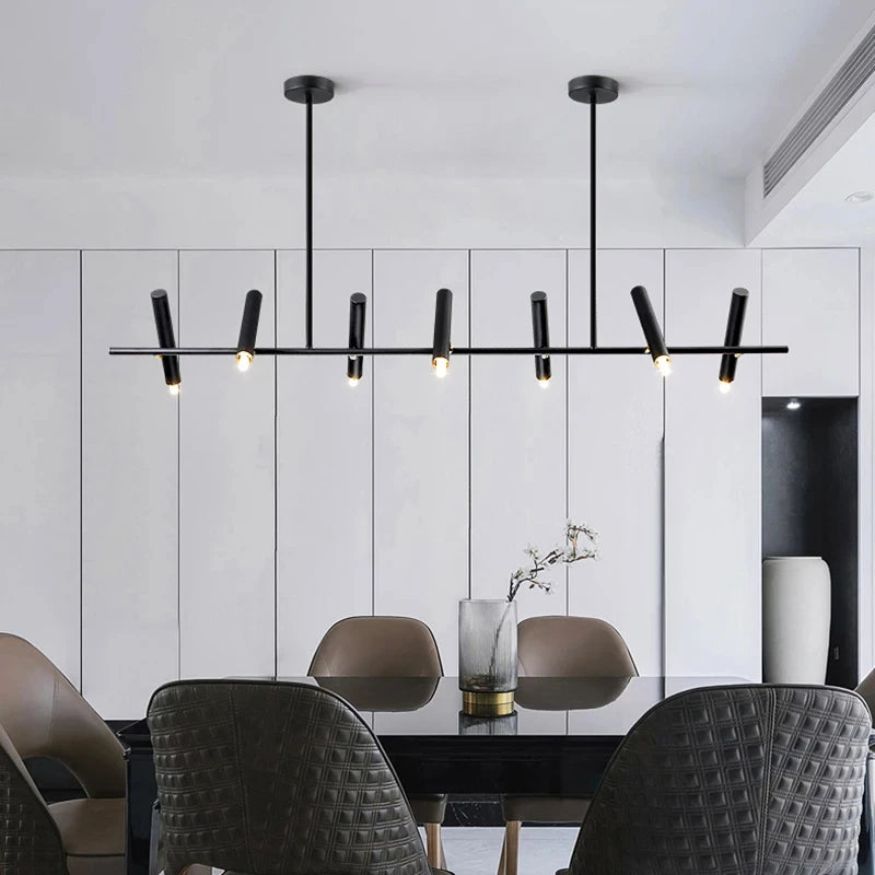 Metal Chandelier – Modern LED for Living Room, Dining Room & Kitchen | Seren Frame by Evenlyr
