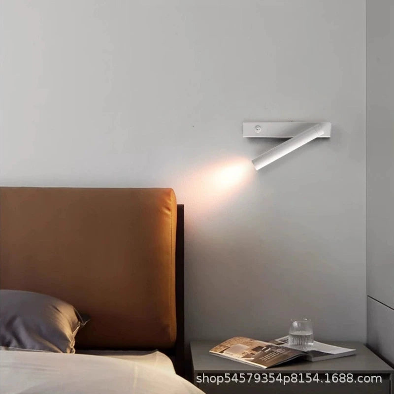 Firenze Adjustable LED Reading Wall Spotlight with Switch