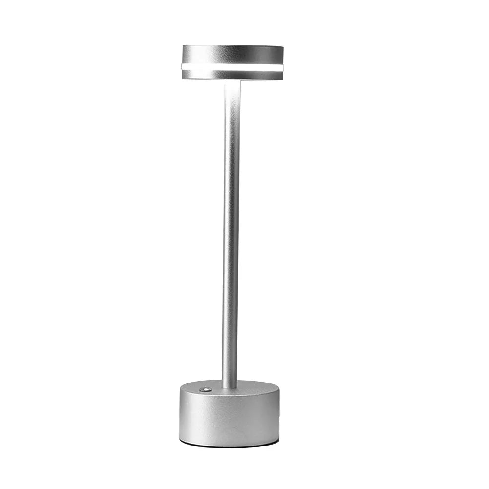 Metal Table Lamp – Modern Minimalist Dimmable LED for Bedside, Desk & Office, Restaurant Table | Elaris Grove by Evenlyr