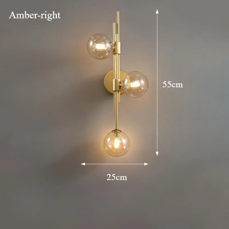 Fiore Contour Glass Wall Sconce – product view 10