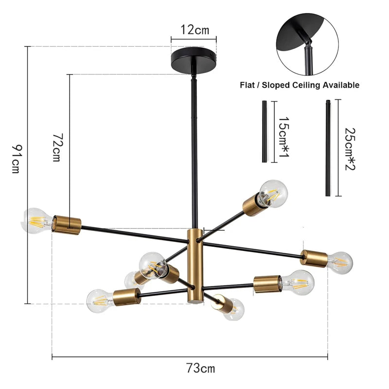 Leonie Arc Aluminum Pendant Light – product view 7
