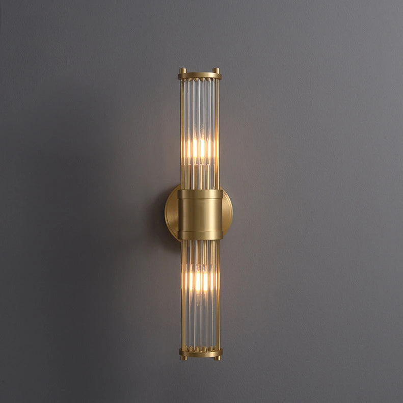 Gold Modern Brass Wall Sconce – detail view 2