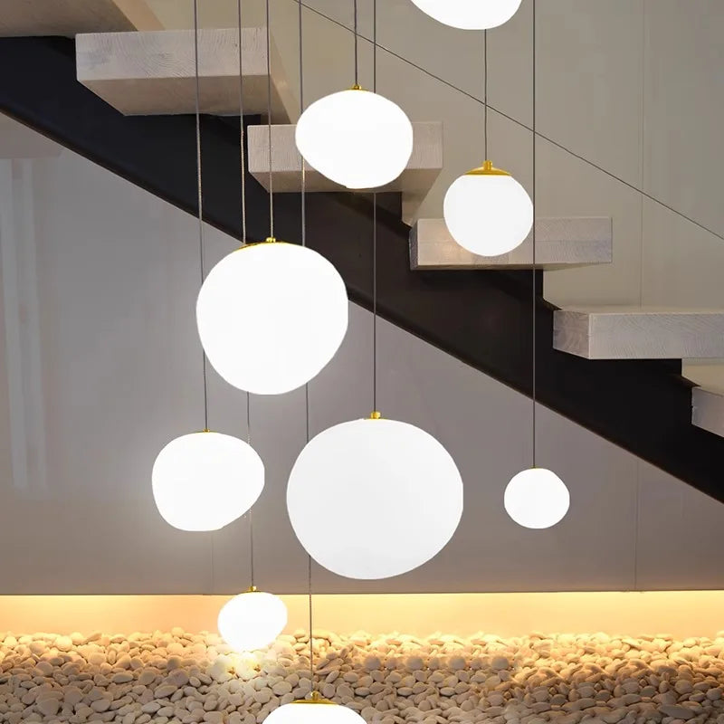 Designer Chandelier – Modern Minimalist for Living Room, Staircase, Dining Room | Sorella Arc by Evenlyr