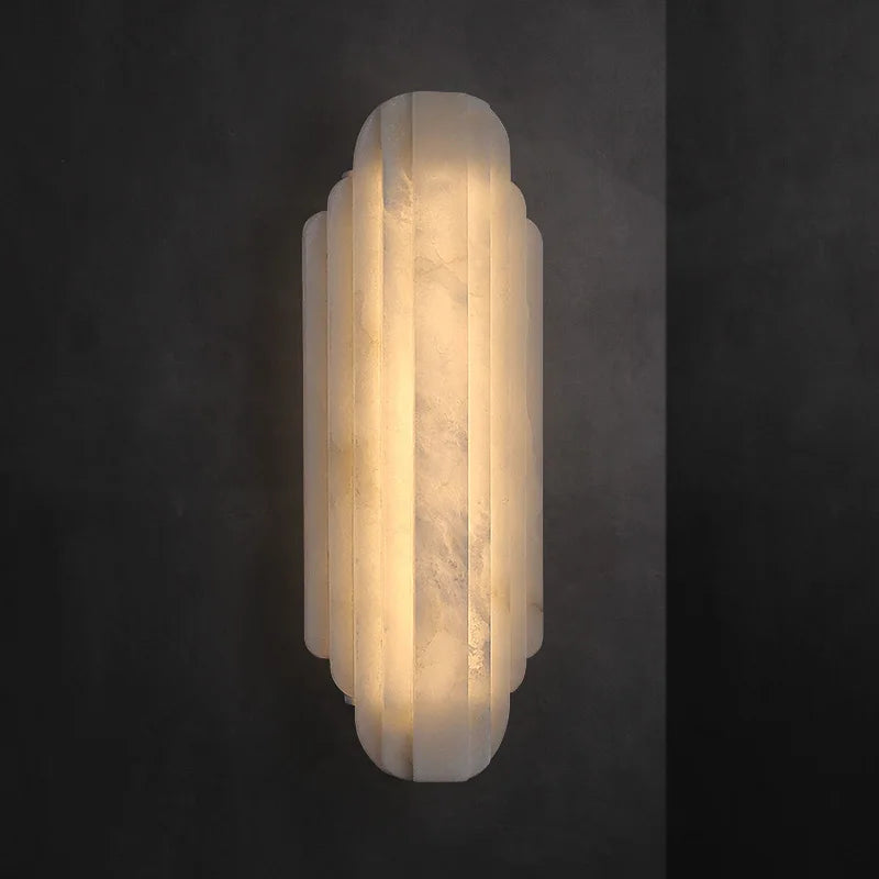 Liora Spanish Alabaster Wall Sconce for Stairway – Luxury – detail view 2