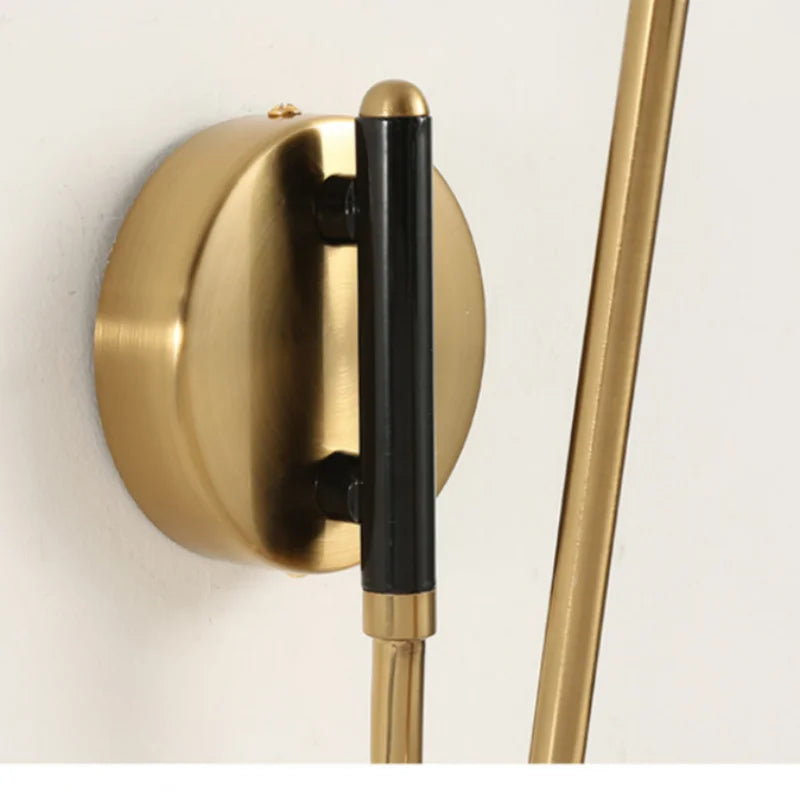 Metal Adjustable Swing-Arm Wall Sconce – Industrial Adjustable LED for Bedroom & Bedside, Living Room, Office & Study | Aveline Dome by Evenlyr