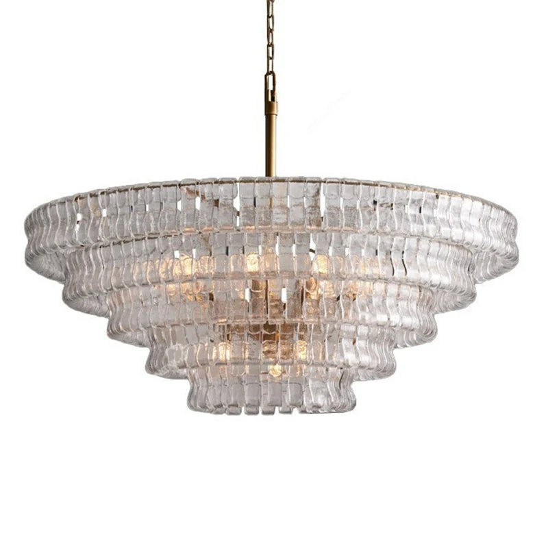 Modern Glass Chandelier For Bedroom – detail view 8