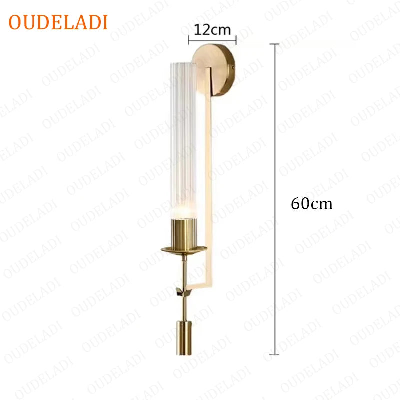 Nordic Brass Outdoor Wall Light – detail view 6