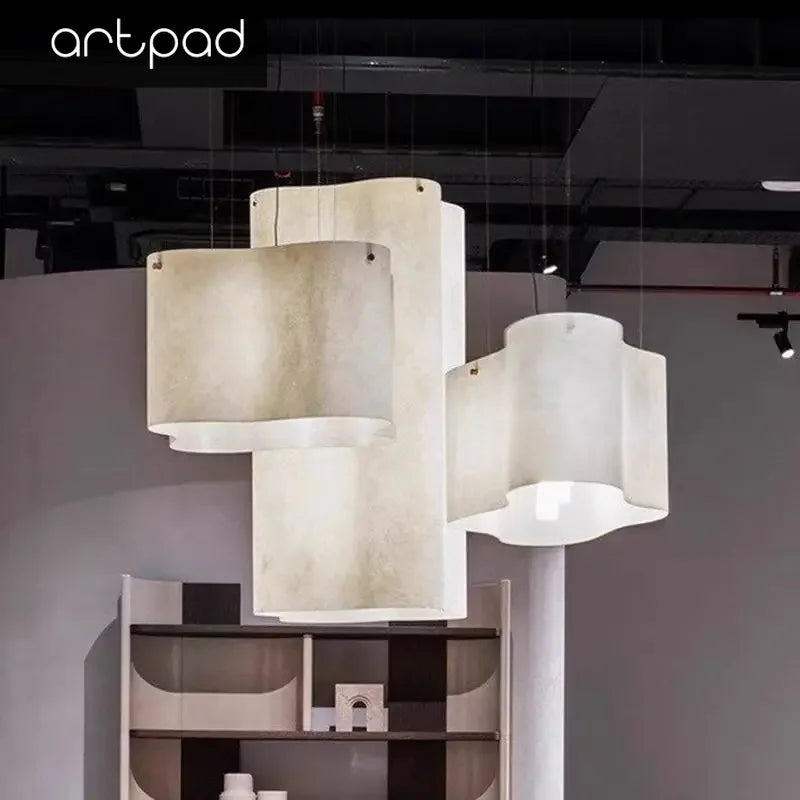 Fabric Chandelier – Wabi-Sabi LED for Hotel & Hospitality, Restaurant & Café | Celia Dome by Evenlyr