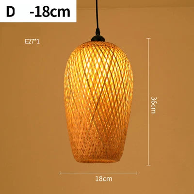 Tivoli Round Rattan Chandelier for Dining Room – Bamboo
