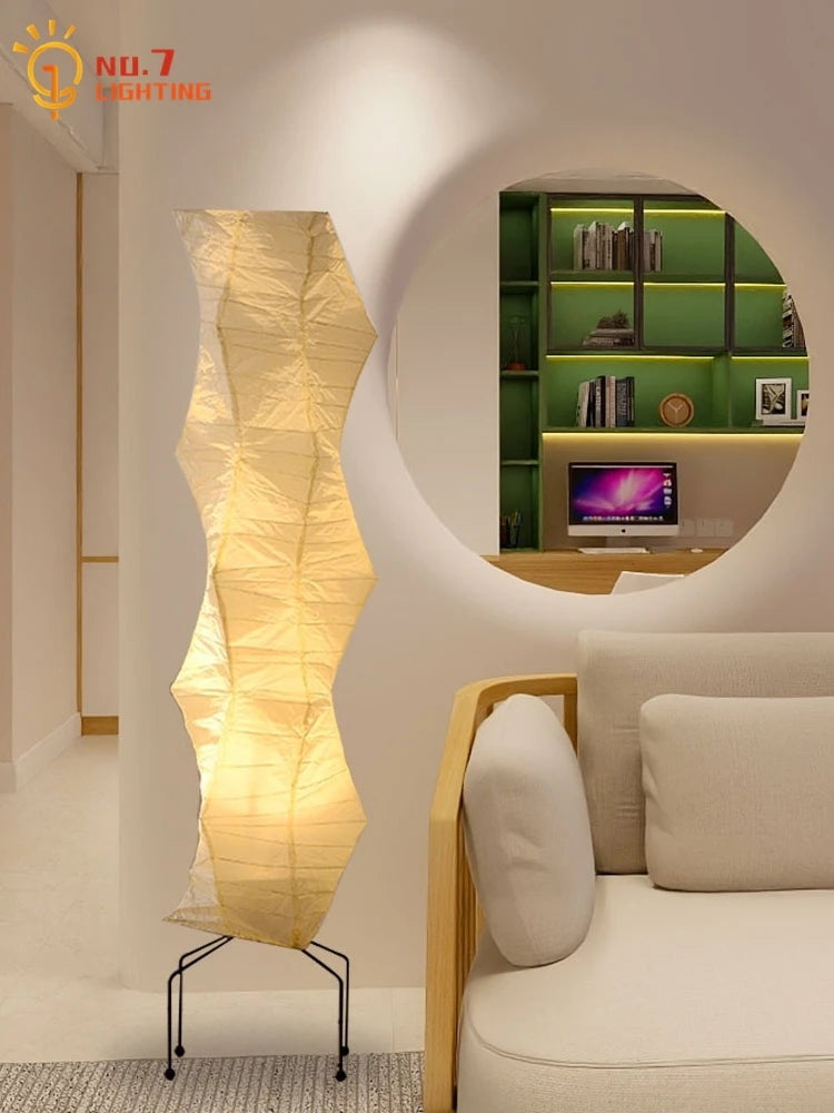 Noma Ridge Wood Floor Lamp – Wabi-Sabi – product detail 2