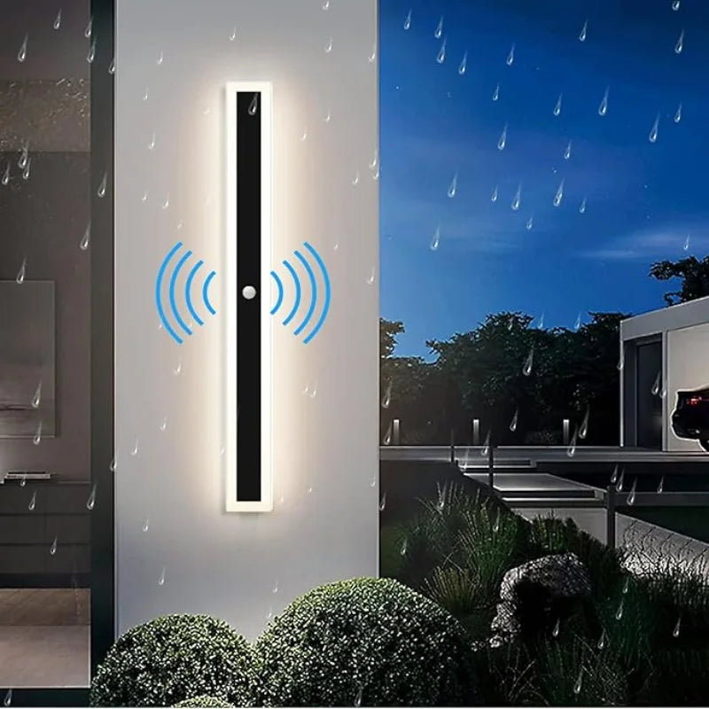 Helios Long Outdoor Wall Light for Garage – IP65 – detail view 2