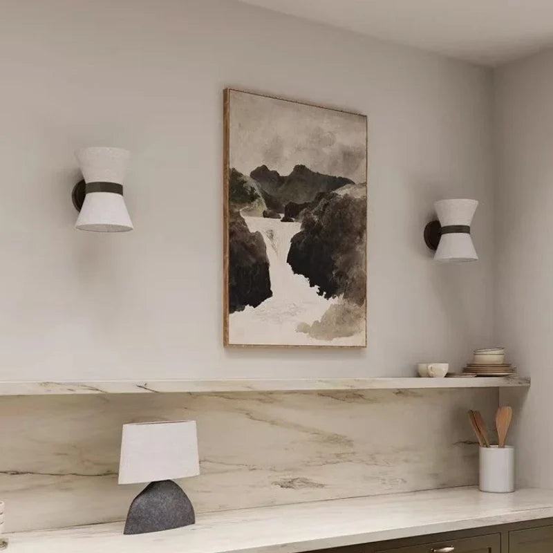 Ivara Halo Fabric Wall Sconce – product view 5