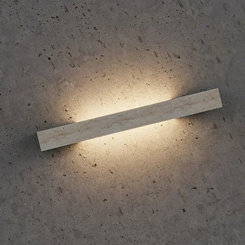 Firenze Wabi-Sabi Stone Outdoor Wall Sconce for Villa Exterior – Nordic