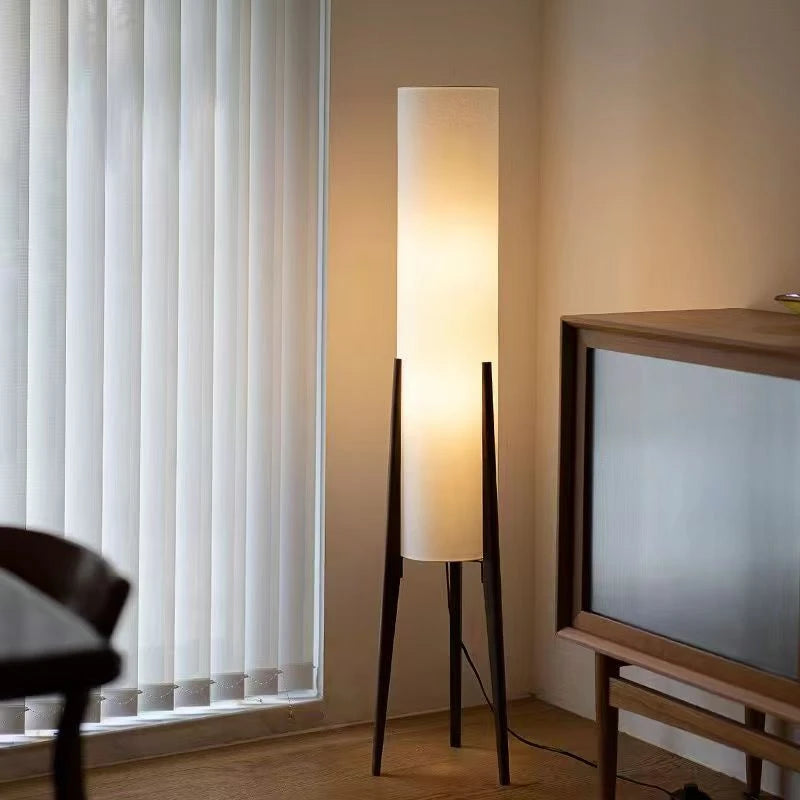 Solis Facet Bamboo and Wood Floor Lamp – Dimmable – product detail 3