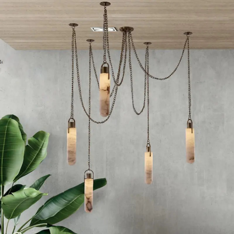 Tivoli Brass Modern Chandelier for Dining Room – product view