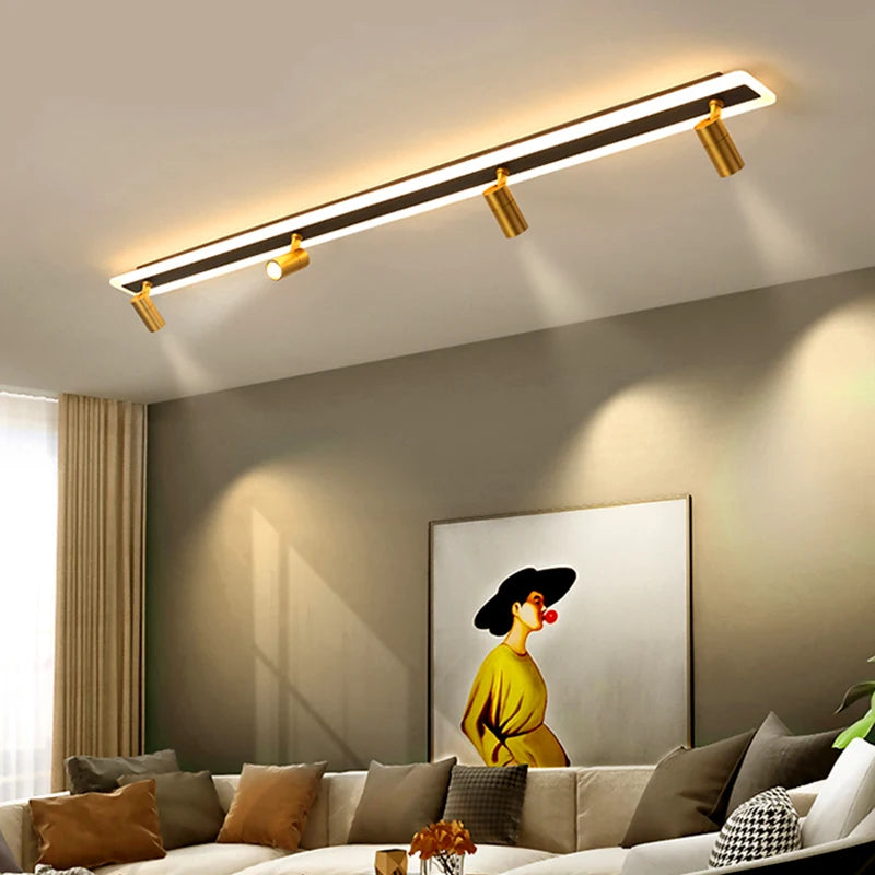 Acrylic Ceiling Spotlight – Nordic Modern Smart LED for Gallery, Hallway, Kitchen | Bellara Arc by Evenlyr