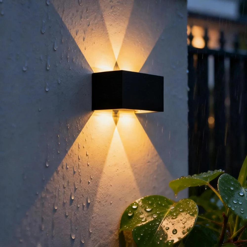 Ravena Up & Down Beam Outdoor Wall Light for Exterior Wall