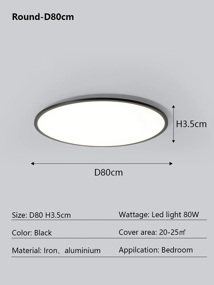 Noemi Halo Aluminum Ceiling Light – product view 15