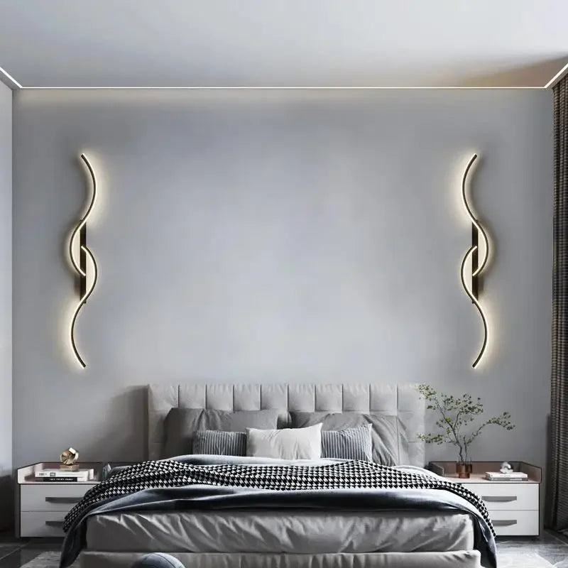 Cora Sculpt Aluminum Wall Sconce – Dimmable – product detail 6