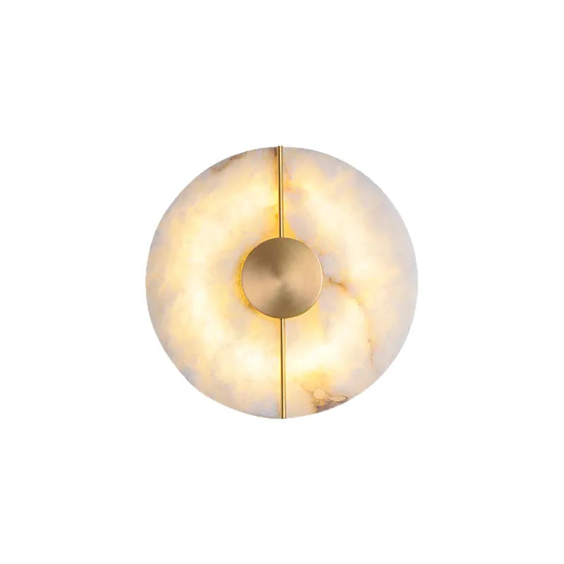 Ginevra Brass and Alabaster Wall Sconce for Bedroom – Luxury – detail view 5