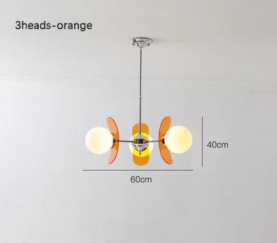 Merano Bauhaus Glass-Ball Chandelier for Dining Table – Mid-Century