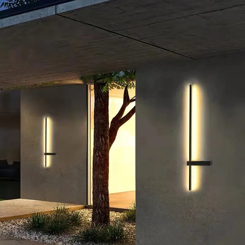 Palermo Modern Outdoor Wall Light for Courtyard – IP65 – detail view 4