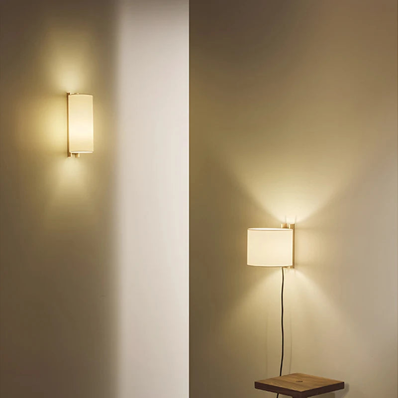 Oriana Halo Wood Wall Sconce – product view 2