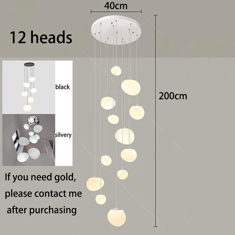 Linea Column Acrylic Chandelier – Remote Control – product detail 13