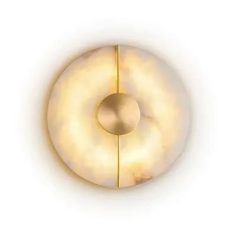 Doria Alabaster Wall Sconce for Bedroom – Modern Luxury – detail view 9